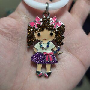 Charm for Necklace or Keychain - Girly